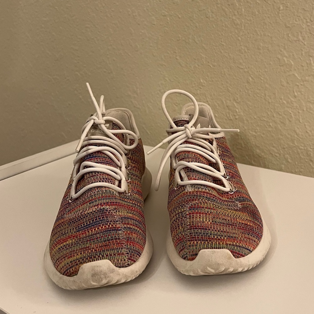 Adidas Tubular Shadow Rainbow Sneakers Womens size 6